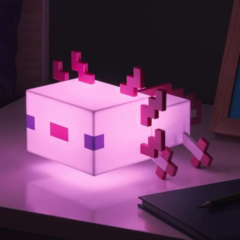 Lampka LED Axolotl jak z Minecrafta