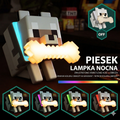 Lampka LED Piesek jak z Minecrafta